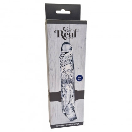 ToyJoy Extension Sleeve XLarge +9.5 cm – Discret Transparent