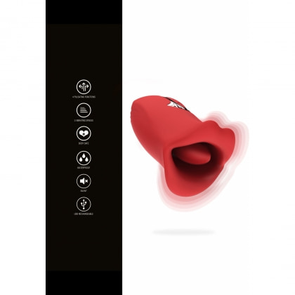 TOYJOY The Kisser Stimulator Roșu