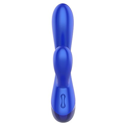 Triple Love Vibrator Rabbit Multifuncțional Albastru