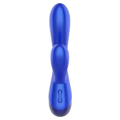 Triple Love Vibrator Rabbit Multifuncțional Albastru
