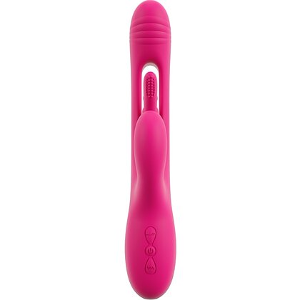 Triple Vibe Flicking – 3 Motoare, 7 Viteze, Reîncărcabil Roz