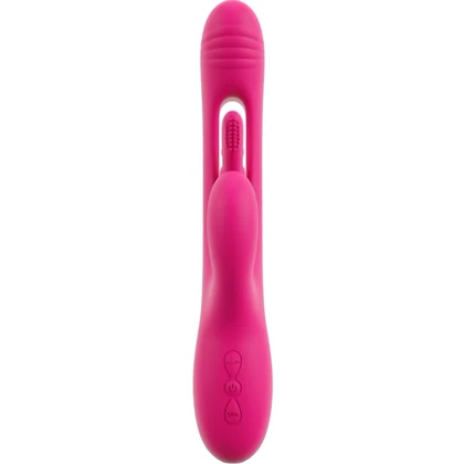 Triple Vibe Flicking – 3 Motoare, 7 Viteze, Reîncărcabil Roz