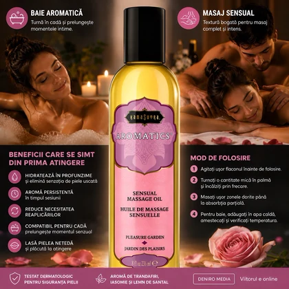Ulei Masaj Grădina Plăcerii Kama Sutra 236ml