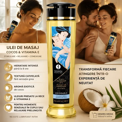 Ulei Masaj Shunga Adorable Coconut 250ml