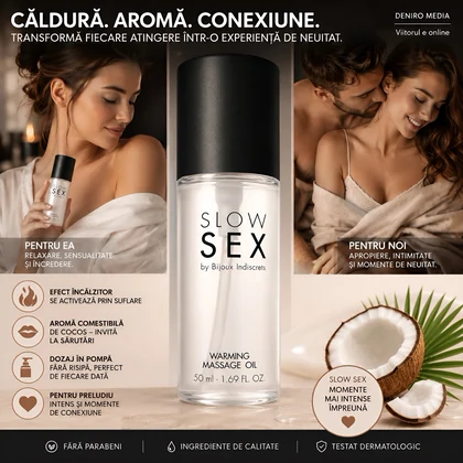 Ulei Masaj Slow Sex Warming Massage Oil 50ml