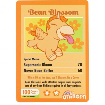 Unihorn Bean Blossom: Vibrator Mini 10+10 Reîncărcabil Galben