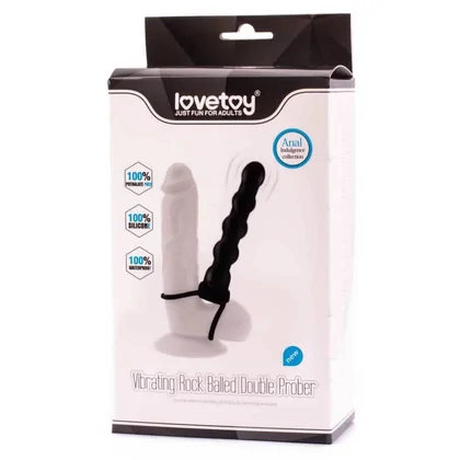 Vibrating Fantasy Double Prober Negru