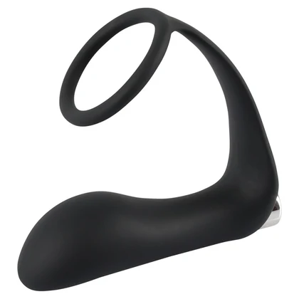 Vibrator Anal Cu Inel Black Velvets Negru