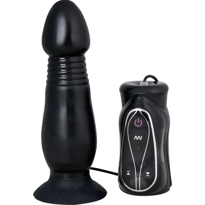 Vibrator Anal Pusher Negru