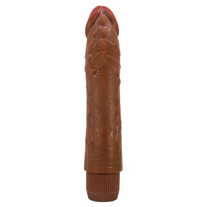 Vibrator Realist Ergonomic Pentru Cuplu 24cm Multi‑viteze Maro