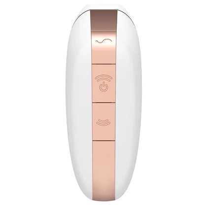 Vibrator Clitoridian Love Triangle Alb