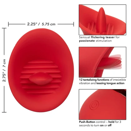 Vibrator Clitoris French Kiss Seducer Roșu