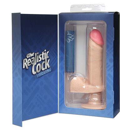 Vibrator cu Ventuză The Realistic Penis 21cm