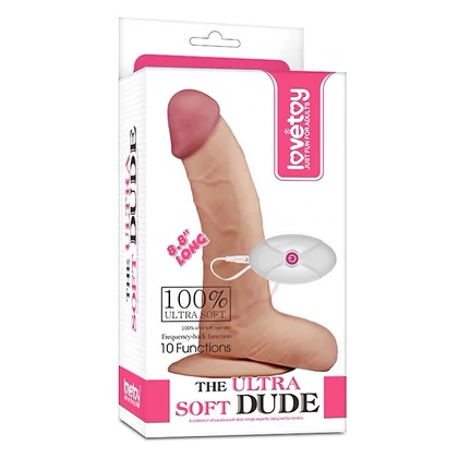 Vibrator Cu Ventuză The Ultra Soft Dude