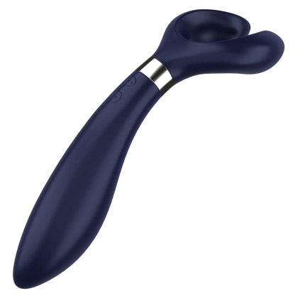Vibrator Cuplu Partner Multifun 3 Albastru