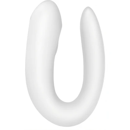 Vibrator Cuplu Satisfyer Double Joy Alb
