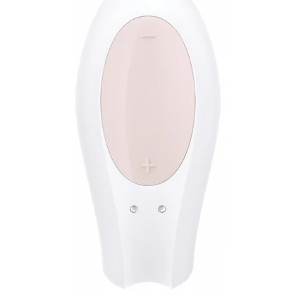 Vibrator Cuplu Satisfyer Double Joy Alb