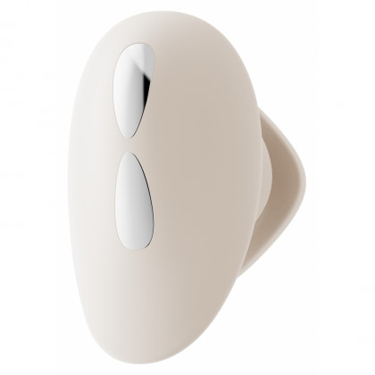 Vibrator Deya Purtabil cu Sucțiune pentru Clitoris Alb