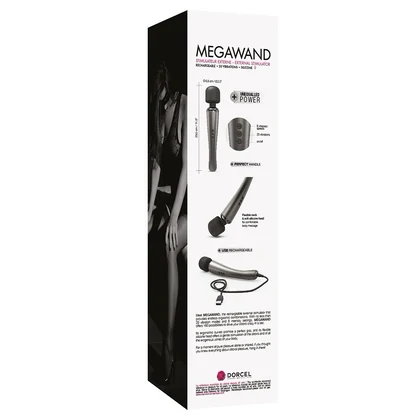 Vibrator Dorcel Megawand Argintiu