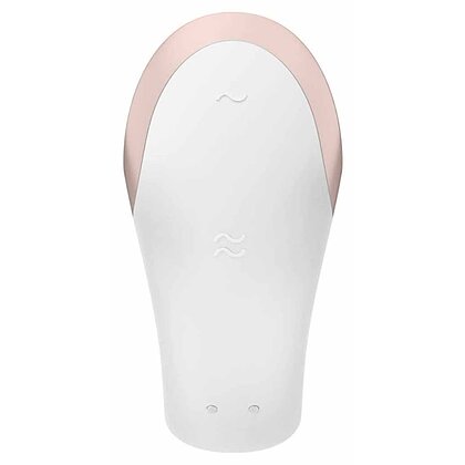 Vibrator Double Love Luxury Partner Alb