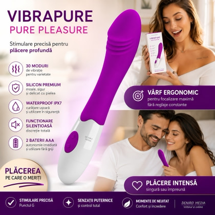 Vibrator Esențial Pretty Love Punct G Adorabil Mov