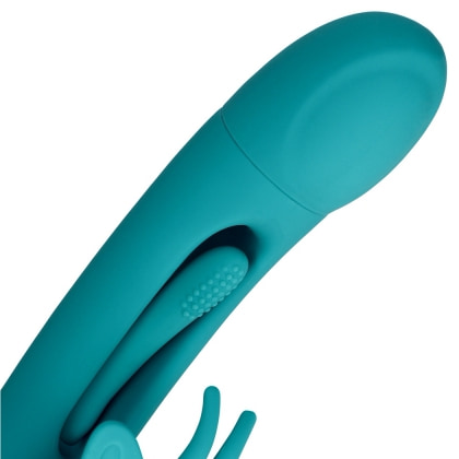 Vibrator Fluture G 3 Motoare Peste 10 Moduri Reîncărcabil Albastru