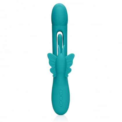 Vibrator Fluture G 3 Motoare Peste 10 Moduri Reîncărcabil Albastru
