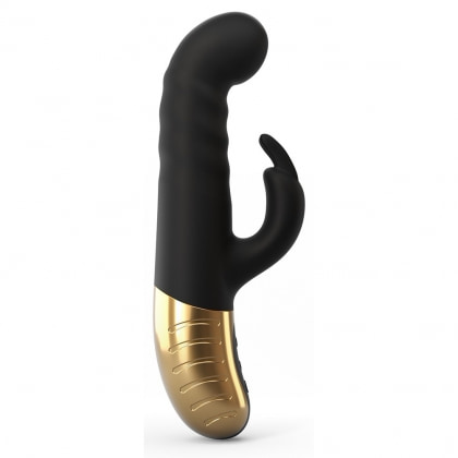 Vibrator G-Stormer Thrusting Rabbit Negru