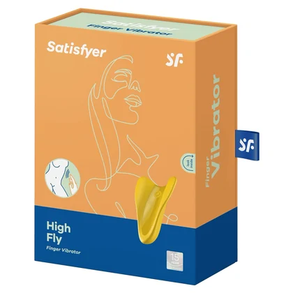 Vibrator High Fly Finger Satisfyer Galben