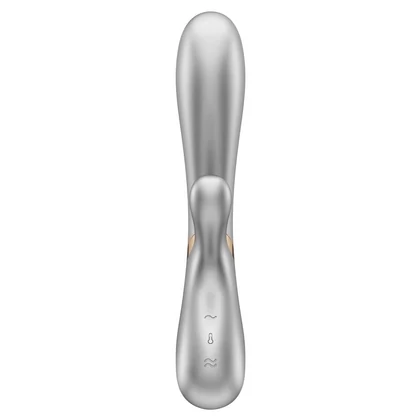 Vibrator Hot Lover Heat Argintiu