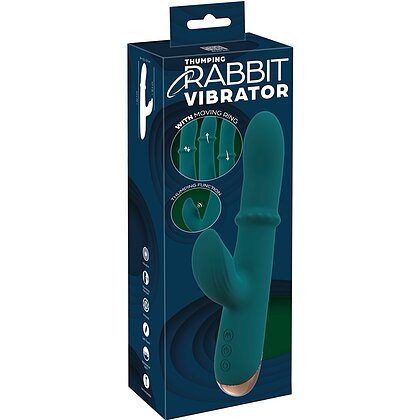 Vibrator Iepure Thumping — 10+7 Moduri, 3 Motoare Verde