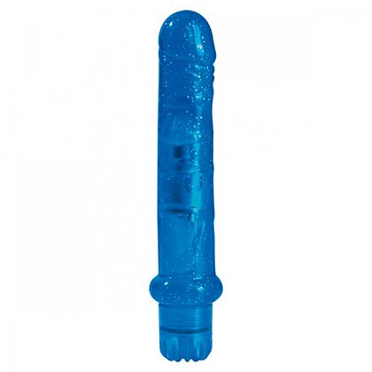 Vibrator Jammy Jelly Fresh Glitter albastru