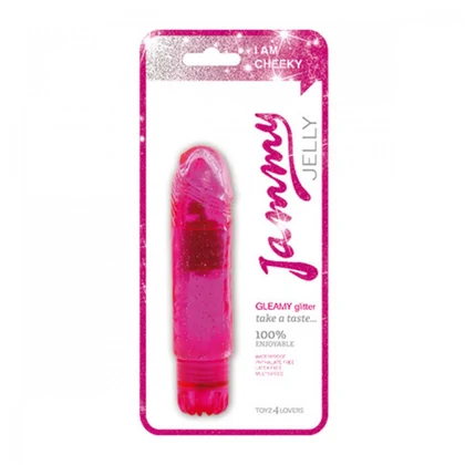 Vibrator Jammy Jelly Gleamy Glitter 13.5cm Roz