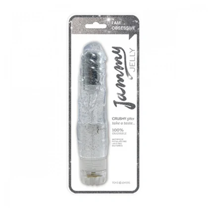 Vibrator Jelly Crushy Glitter Transparent