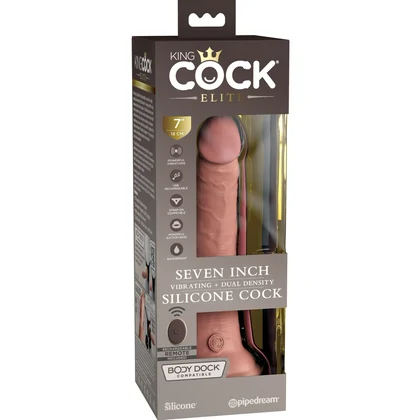 Vibrator King Penis Elite Dual Density 21cm