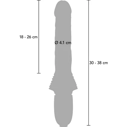 Vibrator Magnum Opus Thruster Pro Negru