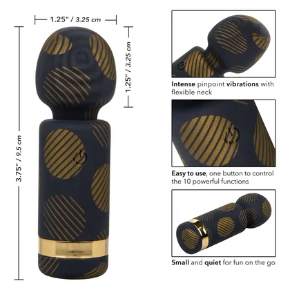 Vibrator Mic Clitoris Wand Negru
