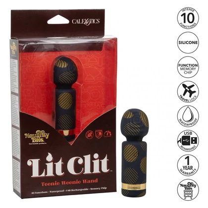 Vibrator Mic Clitoris Wand Negru