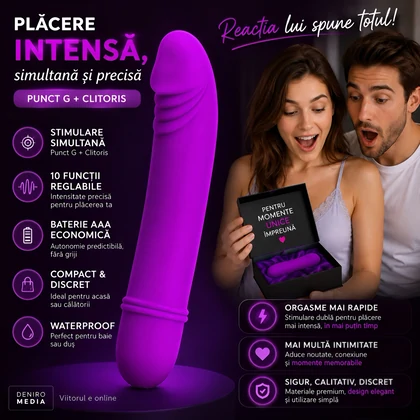 Vibrator Mic Simpatic Și Subțire Mov