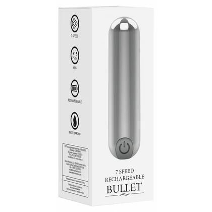Vibrator Mini 7 Speed Argintiu