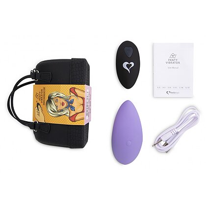 Vibrator Pentru Chilotei cu Telecomanda Feelztoys Mov