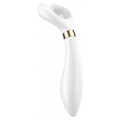 Vibrator Pentru Cuplu Multifun 3 Alb