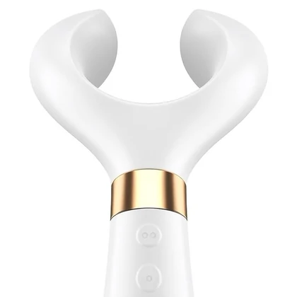Vibrator Pentru Cuplu Multifun 3 Alb