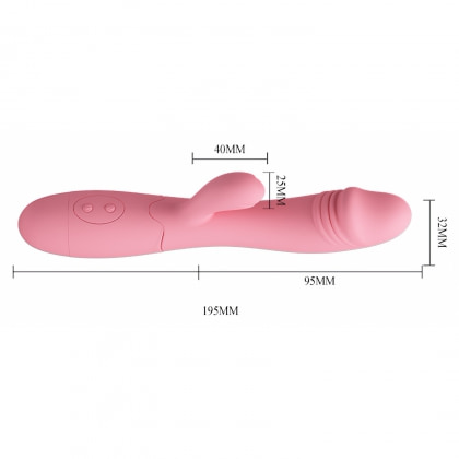 Vibrator Pretty Love Snappy Reîncărcabil Roz