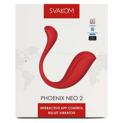 Vibrator Punct G Svakom Phoenix Neo 2 Roșu