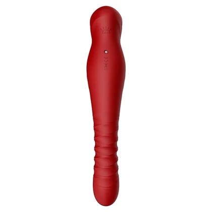Vibrator Punctul G King Vibrating Thruster Roșu