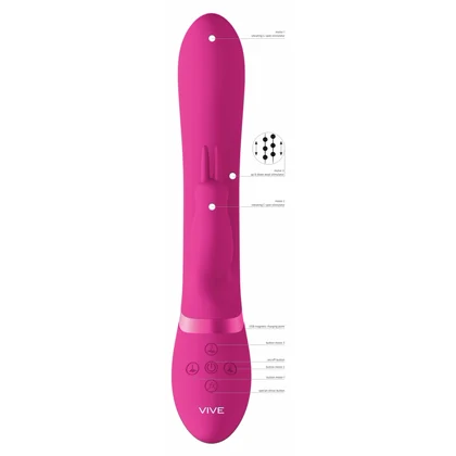 Vibrator Rabbit Amoris Stimulating Beads Roz