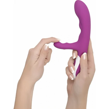 Vibrator Rabbit Cu Încălzire Javida Mov