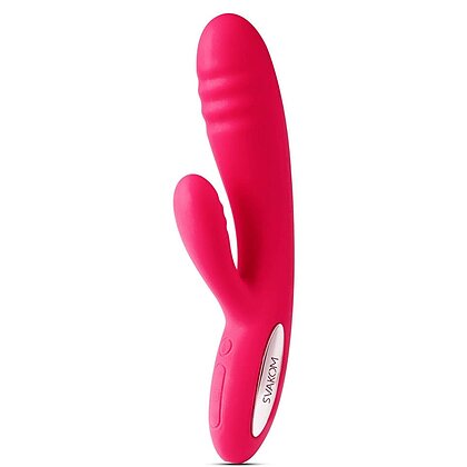 Vibrator Rabbit Cu Încălzire Svakom Adonis Roșu