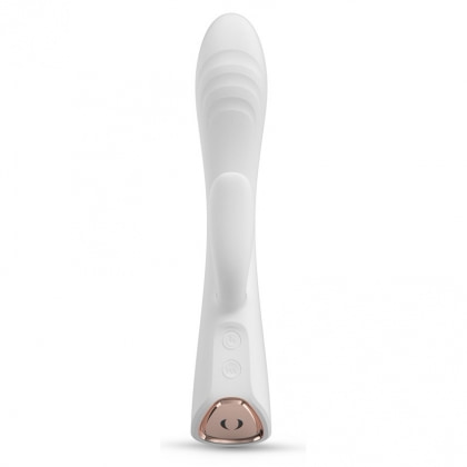 Vibrator Rabbit Dorcel Flexi Heating Alb